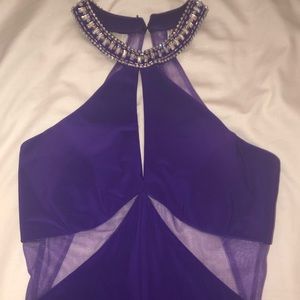 Purple prom dress